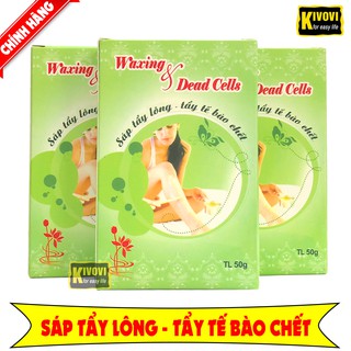 [COMBO 3 HỘP] Sáp Wax Lông Nách, Bikini Vùng Kín, Was Lông Chân, Tay - Tẩy Tế Bào Ch ết HỒNG TUYỀN 50g - Keo Tẩy Lông