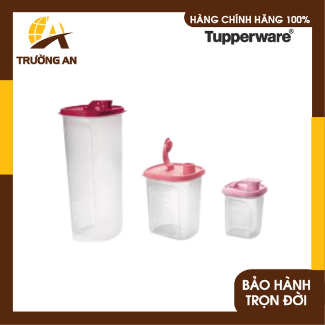 [ Sale Tháng 6 - Số Lượng Có Hạn ] Bình Nước Slim Line 350ml Đựng Nước Detox Sốt Chấm Món Ngâm Ép TUPPERWARE Trường An