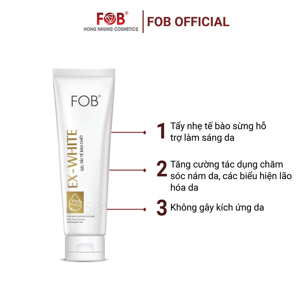 Gel tẩy tế bào chết - FOB® EX - WHITE
