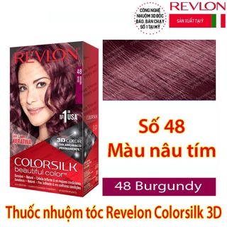 Thuốc nhuộm tóc Revlon Colorsilk số 48 Màu nâu sẫm