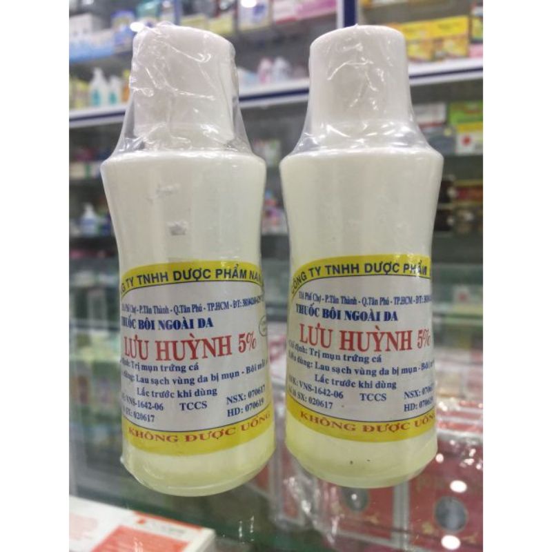 DUNG DỊCH LƯU HUỲNH bôi mụn