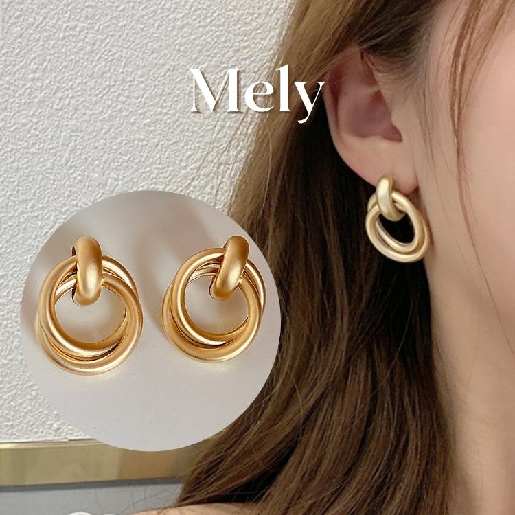 Bông tai Hàn Quốc cá tính hiện đại dành cho nữ - MELY 802