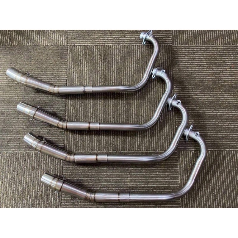 Cổ pô titan, inox nối  zin ,wave. EX 150,EX 155, winner, sh17,sh20,AB