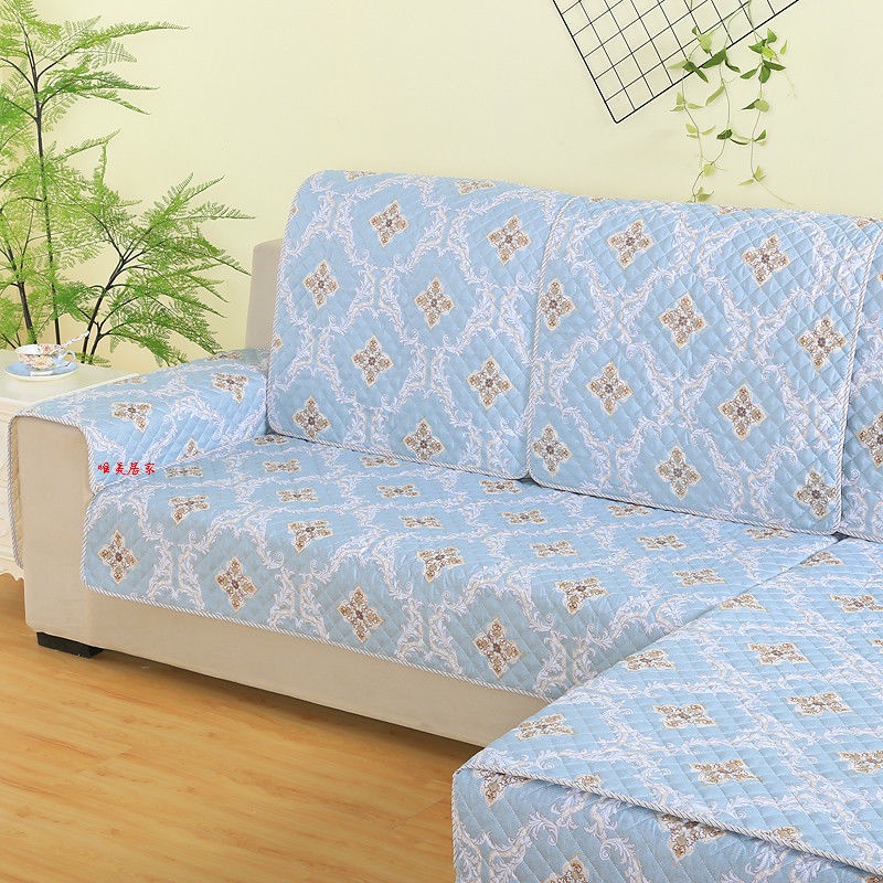 Đệm Lót Ghế Sofa Vải Cotton Chần Bông Kiểu Dáng Đơn Giản Hiện Đại