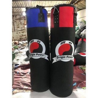 Bao cát  đã nhồi hoàn thiện 1.2m cao cấp da 2 lớp đai treo xích có lót mút trắng dọc thân bao 33kg - Boxing Store