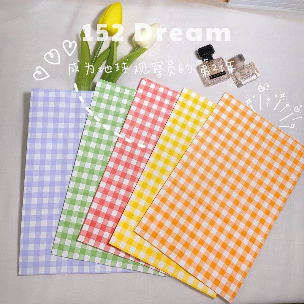 Túi Giấy Tặng Quà Kẻ Caro Phong Cách Hàn Quốc (KÈM ẢNH THẬT) | BigBuy360 - bigbuy360.vn