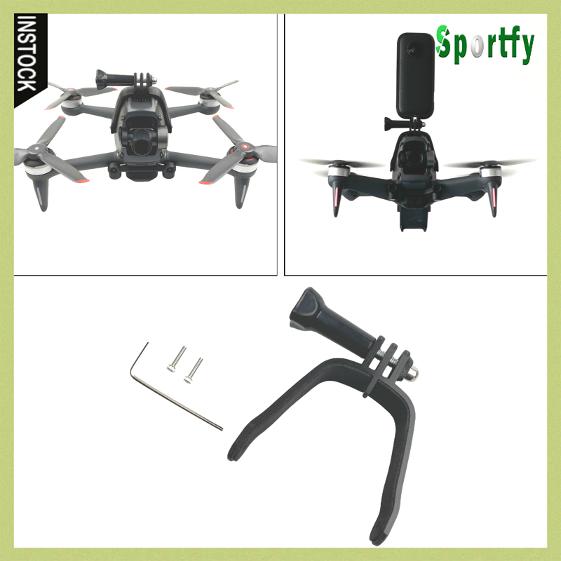 Sportfy Camera Top Mount Bracket Holder Fix Adapter for DJI FPV Drone Quadcopter