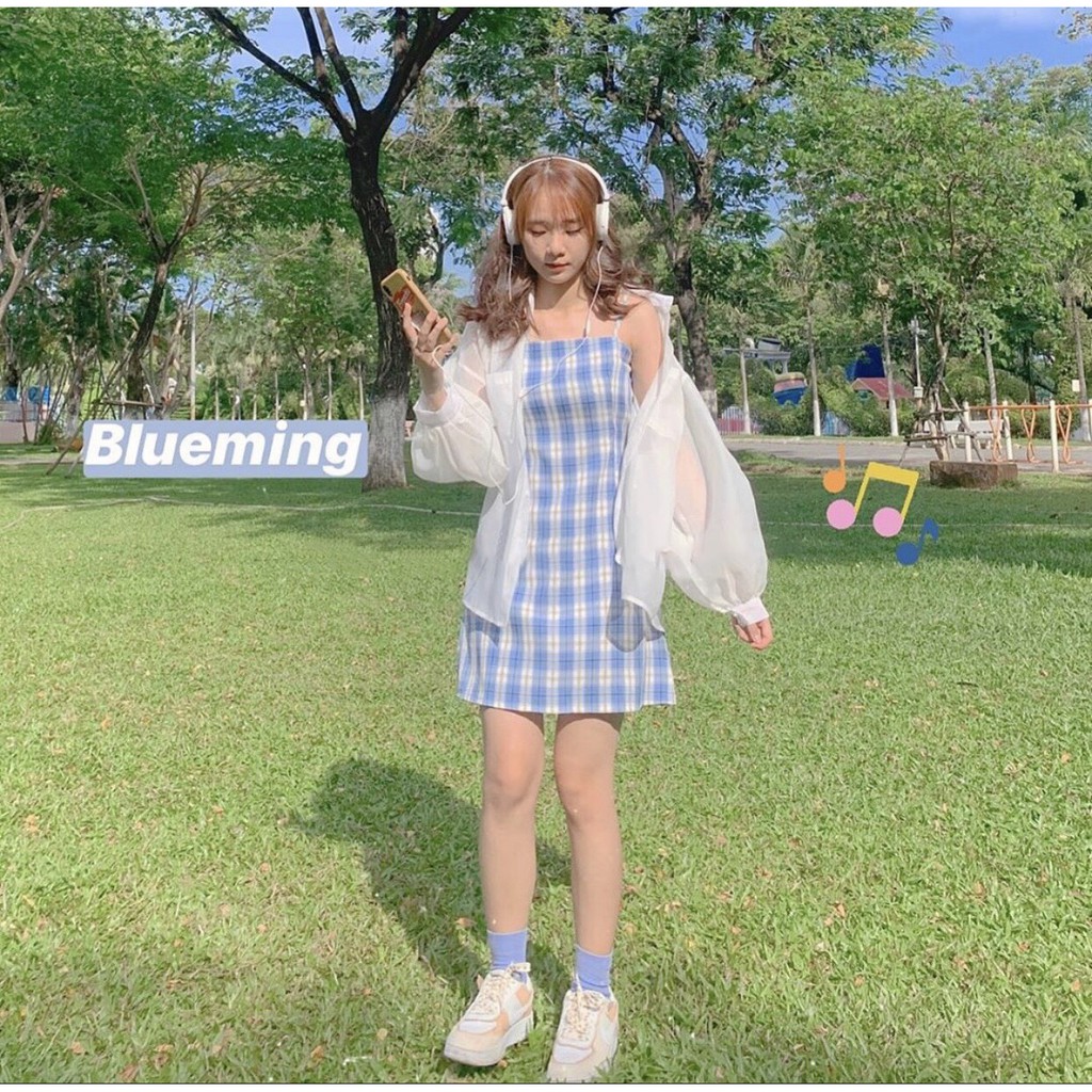 Áo SOMI VOAN Tay Bồng Xinh Xắn Ulzzang (Áo 2 dây bán riêng) 1hitshop | BigBuy360 - bigbuy360.vn