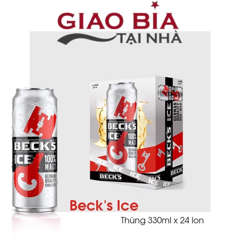 Thùng Bia Becks Ice 330ml bia Đức được tiêu thụ nhiều nhất thế giới | Chính Hãng