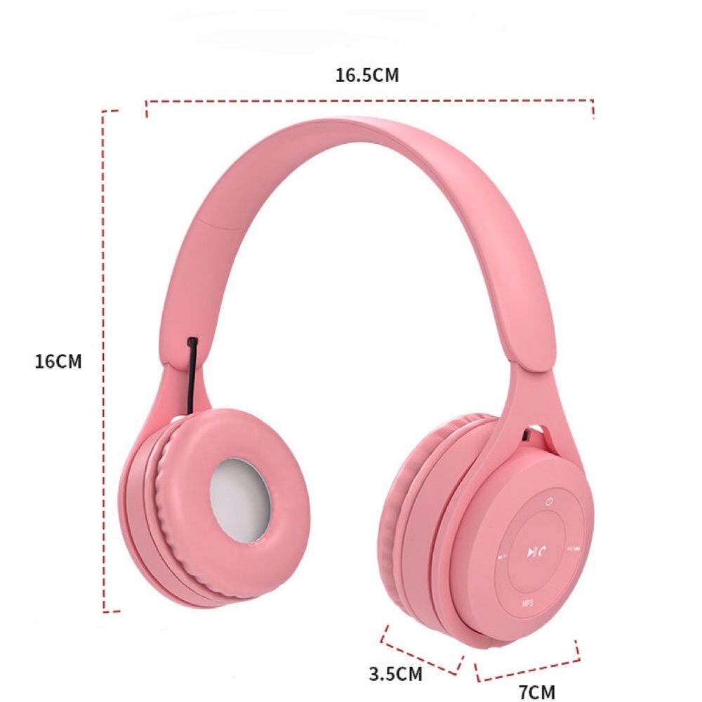 Tai Nghe Bluetooth Mẫu Mới 2023- Tai Nghe Chụp Tai Thời Trang Hàn Quốc Bảo Hành 12 Tháng