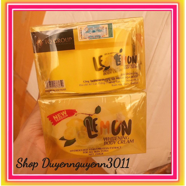 Kem Body Chanh Lemon 250gr