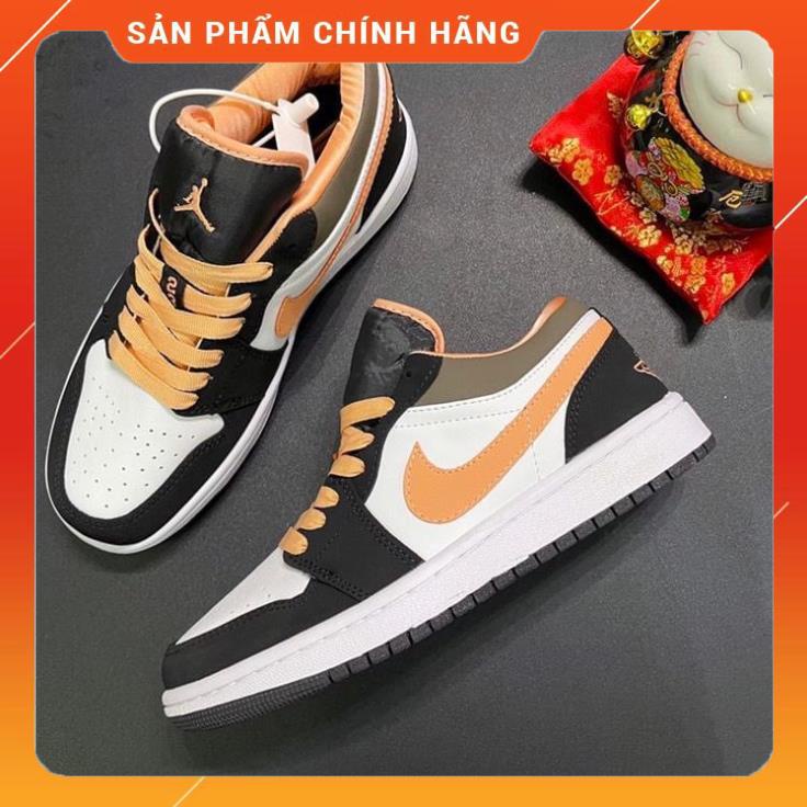 Giày sneaker Jordan cam đào cổ thấp *HOT* Jordan cam đẹp 2021 full box