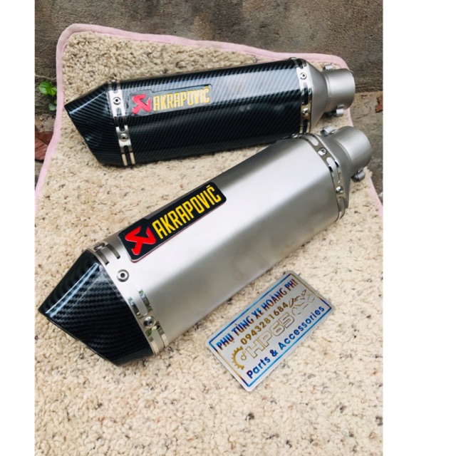 HP65 LON PÔ AKRAPOVIC 2 NÒNG