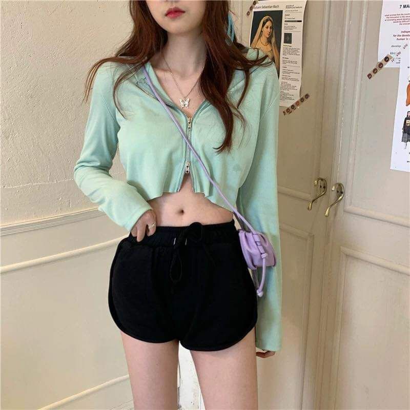 [Order] Khoác len dáng croptop mỏng nhẹ mùa thu 2020