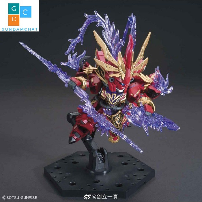 Mô Hình lắp ráp Gundam Bandai SD 08 Lyu Bu Sinanju & Chituma Lã Bố - GDC 4573102576101