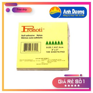 Giấy note/ giấy nhớ màu vàng