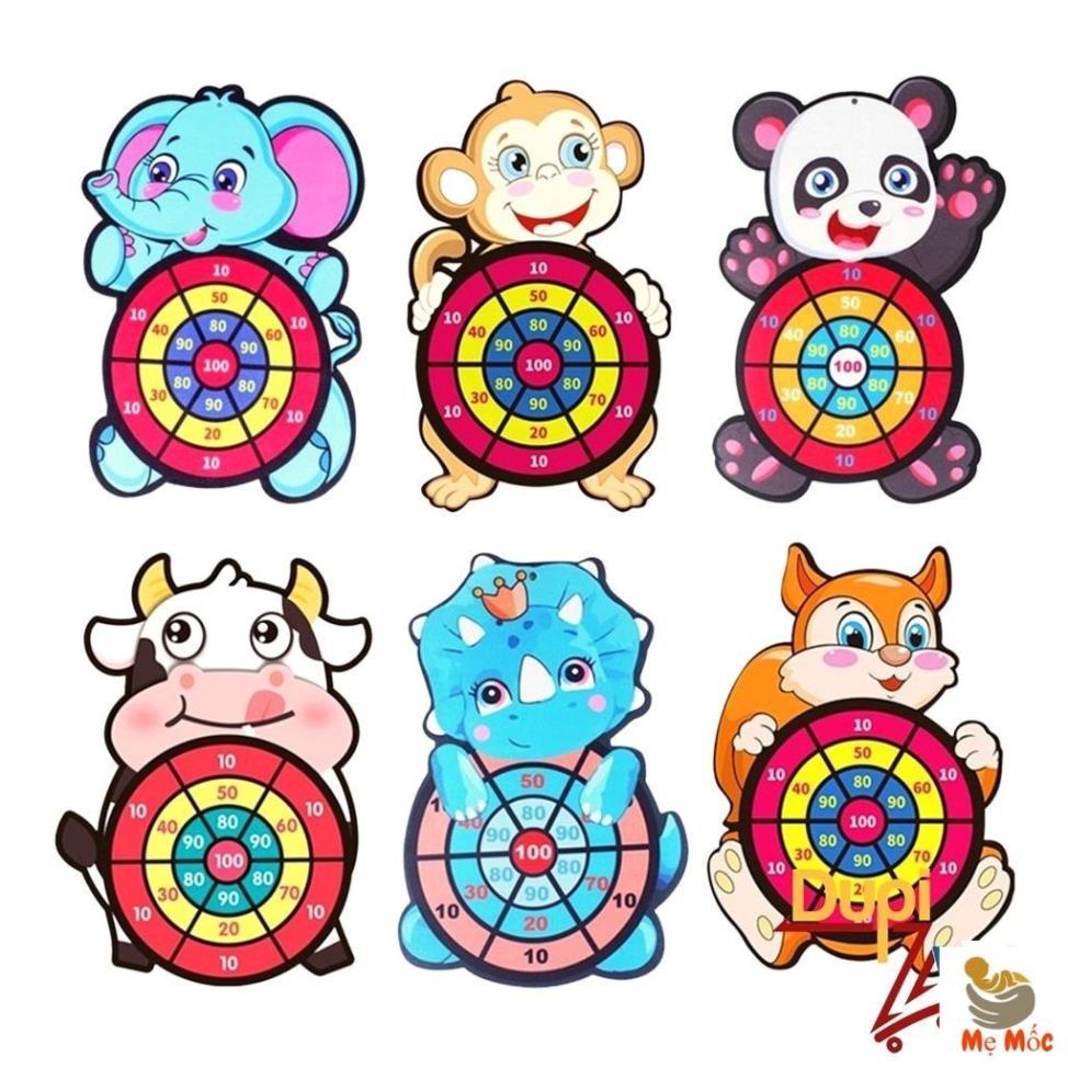 Ném Bóng Dính, Bảng Phi Tiêu Bóng Ném Dính Rèn Luyện Tính Tập Trung Cho Bé Tặng Kèm 3 Bóng