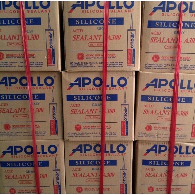 Keo Silicon Apollo A300 - dán kính, dán gạch SHIP HOẢ TỐC HCM