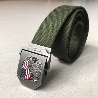 Thắt lưng, dây nịt vải dù mặt con Ó.