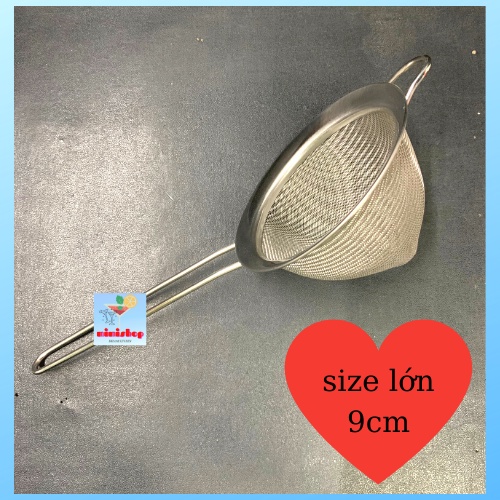 Ray Phểu Lưới Inox Loại Dày - Ray Vớt Chanh - Vợt Chanh Inox - Vớt Chanh Inox - Vợt Bọt Pha Chế - Dụng Cụ Pha Chế