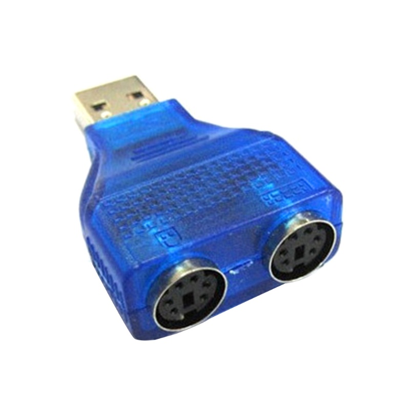 Đầu chuyển đổi USB 2X2cm sang PS2 cho bàn phím và chuột
