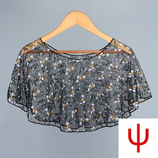 Áo Khoác Ren Mỏng Dạng Vest Dáng Ngắn Dễ Phối Đồ Cho Nữ