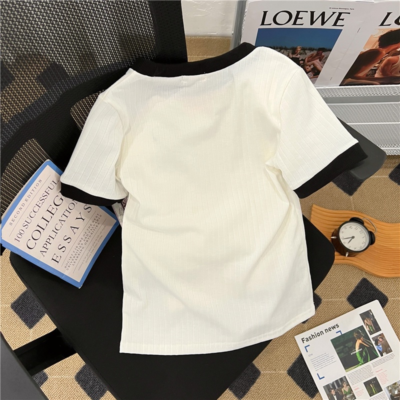 SUXI Áo Thun Thể Thao Tay Ngắn Cổ Tròn Form Rộng Thời Trang Mùa Hè Cho Nữ