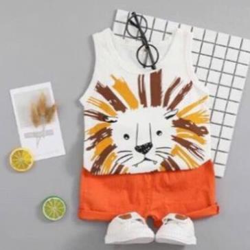 [XẢ KHO] Quần áo cotton MẪU SƯ TỬ (Ms 188)