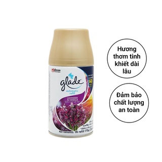 Chai xịt refill Glade hương vani và hoa oải hương 175g