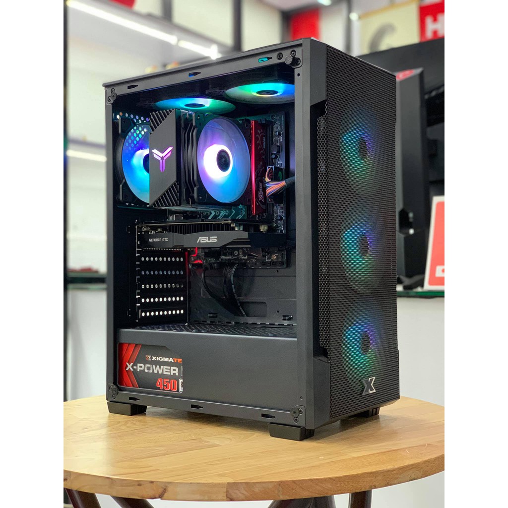Thùng PC Gaming Trio Chiến Game Online (H310/I3-9100F/8GB/GTX10650ti/160GB/500gb/450W) | BigBuy360 - bigbuy360.vn