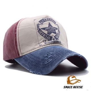 Mũ lưỡi trai jeans rách bụi bặm