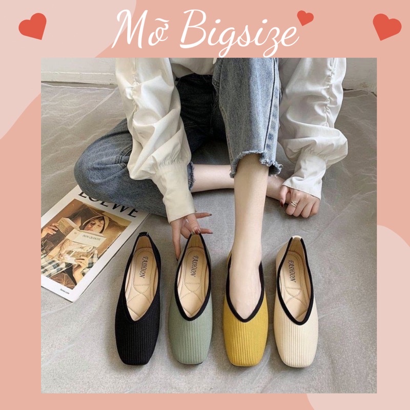 [ ODER ]  Giày búp bê đế bệt  BIGSIZE ( 35-43 )