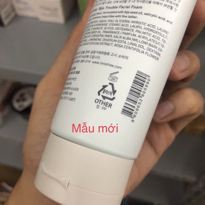 Sữa Rửa Mặt FREESHIP Sữa rửa mặt Innisfree Bija Trouble Facial Foam 150ml | BigBuy360 - bigbuy360.vn