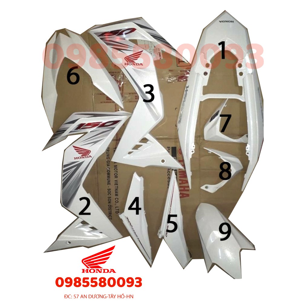 DÈ CHẮN BÙN TRƯỚC WINNER V1 MÀU ĐEN NHÁM, ĐEN SẦN CHÍNH HÃNG HONĐA, CÓ BÁN LẺ