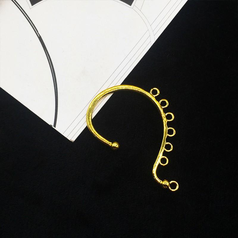 1 vành tai 36*54mm nguyên liệu làm trâm làm trang sức cổ trang cosplay cổ phục có màu KC