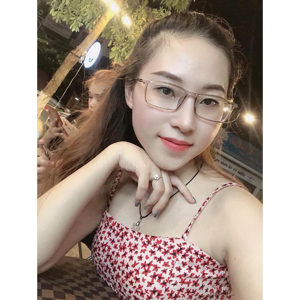 Gọng kính cận,Kính cận thời trang nam nữ 12141 Chili Store