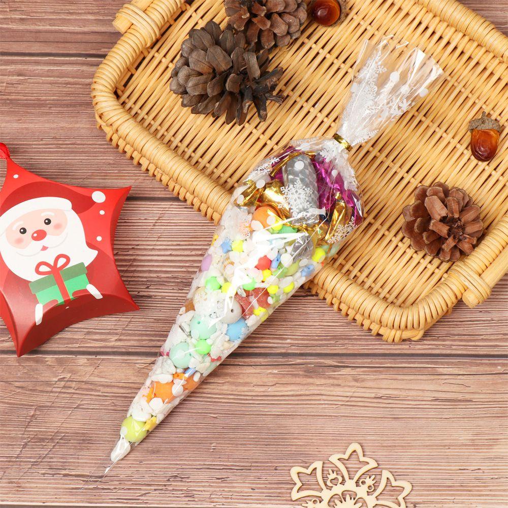 CHOOKEY Set 100 Túi Đựng Bánh Kẹo Họa Tiết Hoạt Hình Dễ Thương