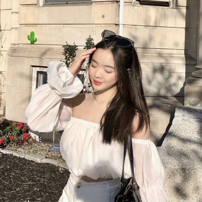 Áo bẹt vai tiểu thư bo eo sang chảnh và XINH xắn TV2&amp;PC❤