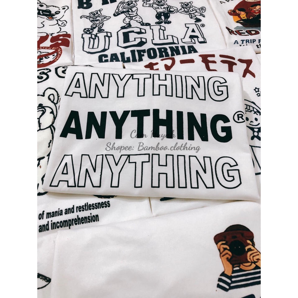 áo thun tay lỡ in logo hiệu unisex ♥ | BigBuy360 - bigbuy360.vn