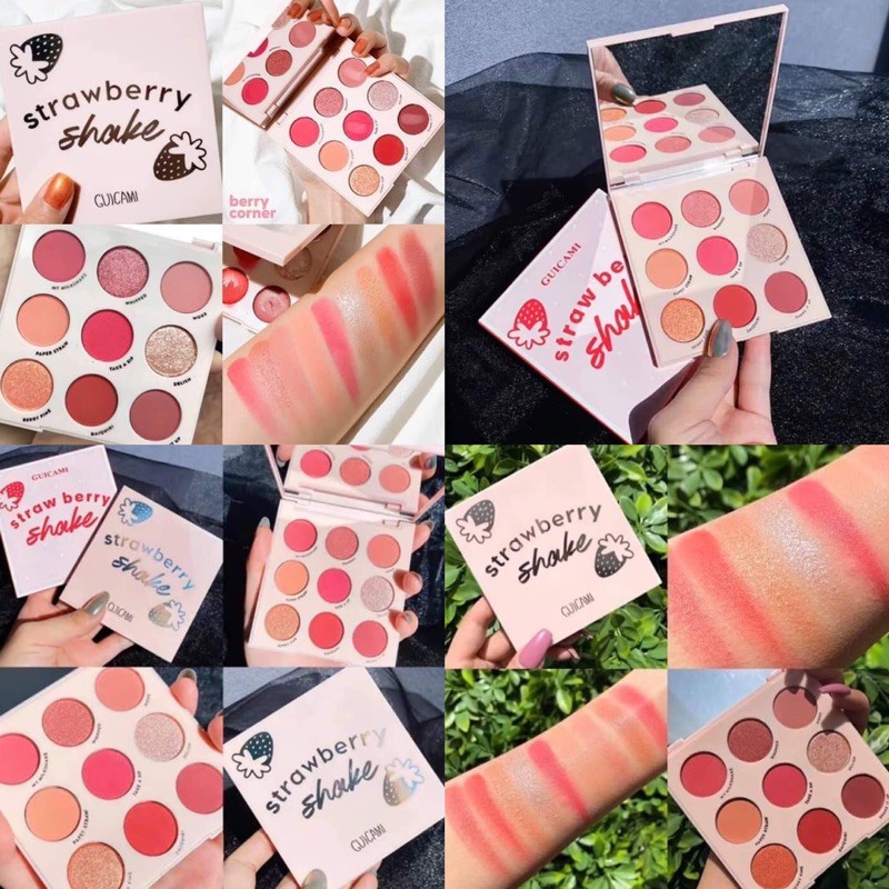 Bảng mắt 𝗚𝗨𝗜𝗖𝗔𝗠𝗜 𝗦𝗧𝗥𝗔𝗪𝗕𝗘𝗥𝗥𝗬 𝗦𝗛𝗔𝗞𝗘 𝗘𝗬𝗘𝗦𝗛𝗔𝗗𝗢𝗪 𝗣𝗔𝗟𝗘𝗧𝗧𝗘