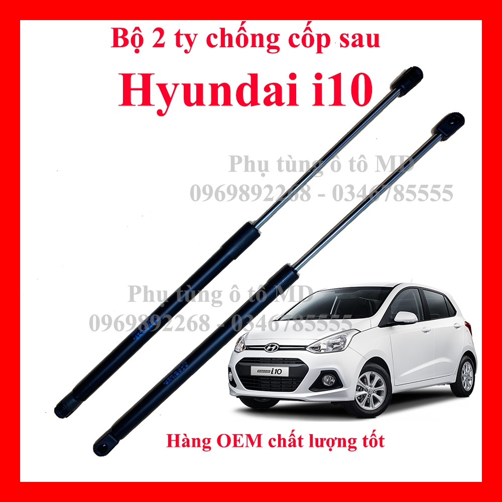 Bộ 2 Ty chống cốp sau Huyndai  Grand i10, ty thuỷ lực hàng OEM chất lượng cao. Giá bán/Cặp SP