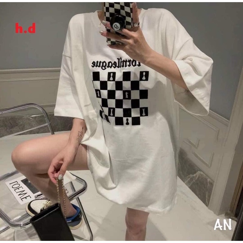Áo phông lorn  bàn cờ cotton HD11