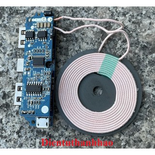 mạch sạc dự phòng không dây type c và micro usb