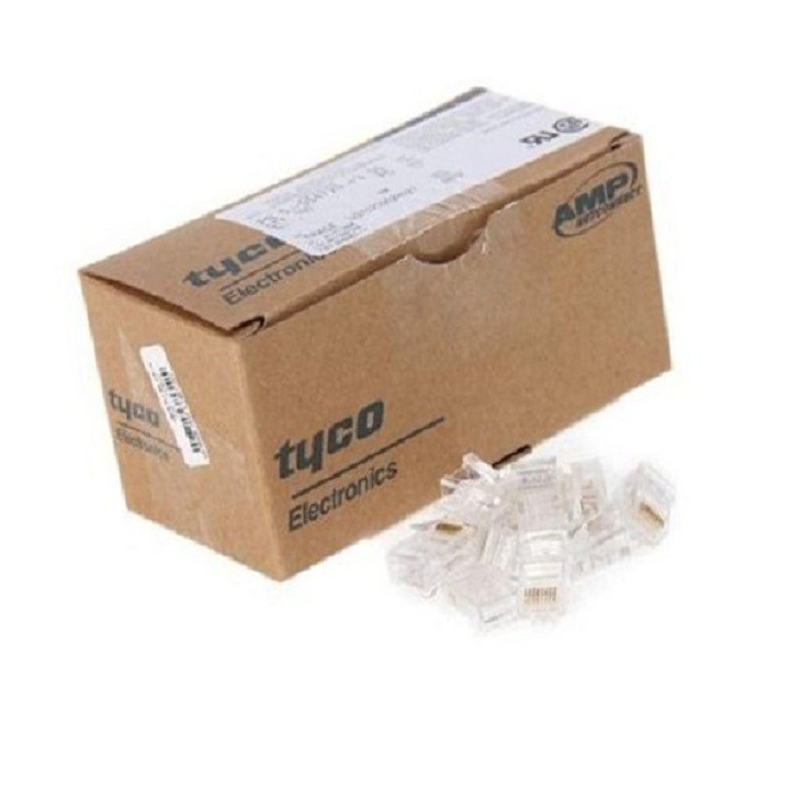 Hạt Mạng AMP Rj45 / Hộp 100 Chiếc