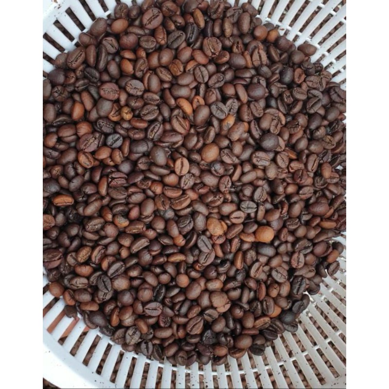 1KG cafe hạt robusta mix arabica