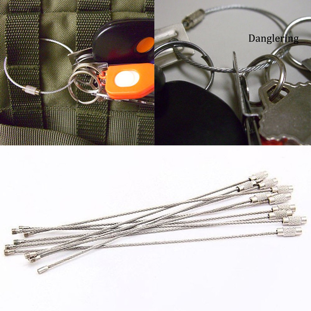 Dây móc khóa bằng thép không gỉ