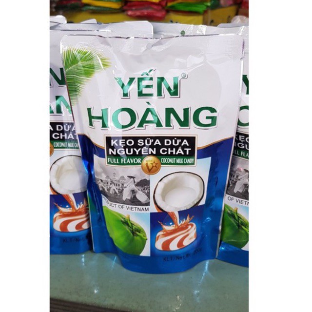 Kẹo dừa giòn Yến Hoàng túi vip 200G