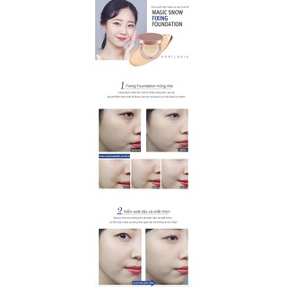 Aprilskin Phấn Magic Snow Fixing Foundation