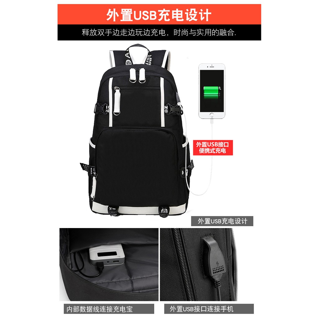 Balo in hình BJYX Bác Quân Nhất Tiêu - Balo in hình Tiêu Chiến, Vương Nhất Bác Trần Tình Lệnh