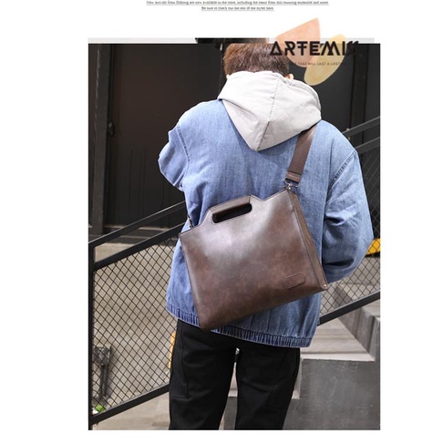 Túi nam ⚡FREESHIP⚡da cầm tay, đeo vai hiện đại lịch lãm Lịch lãm, phong cách, bền đẹp. BH 12t Tặng Vớ nam YTH2 | BigBuy360 - bigbuy360.vn